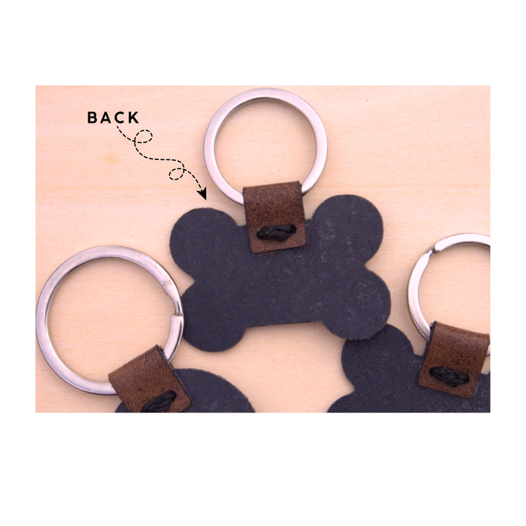 Personalized Leatherette Pet ID Tag, Engraved Dog or Cat Name Tag