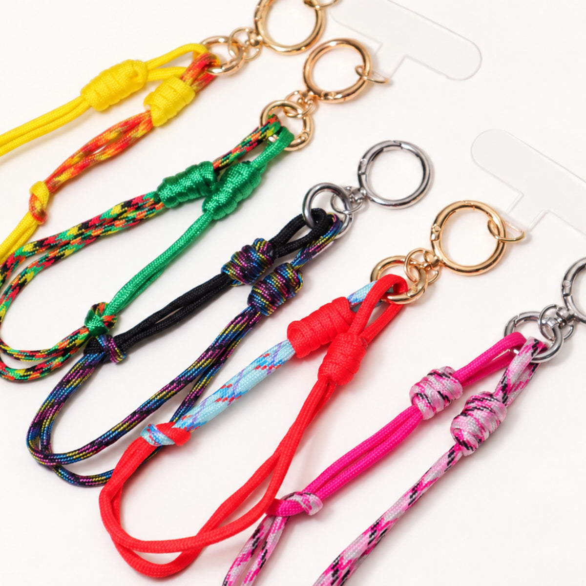 Custom Paracord Phone Charm, Chunky Letter Beads, Personalized Name Accessory