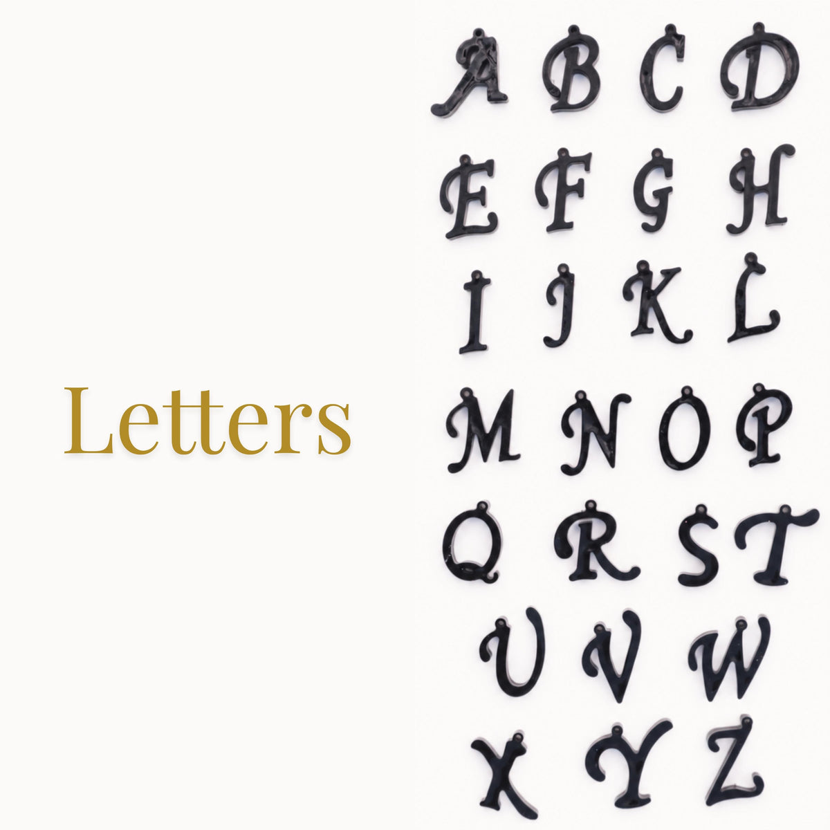Glitter Resin Letter Keychain, Initial Charm, Personalized Keychain