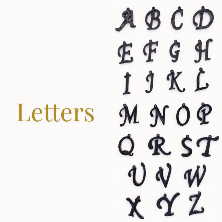 Glitter Resin Letter Keychain, Initial Charm, Personalized Keychain